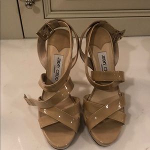 Beautiful high heel Patton leather Jimmy Choo's!!!